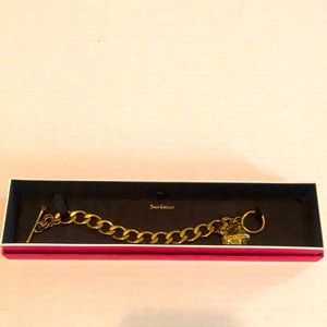 Gold Juicy couture bracelet